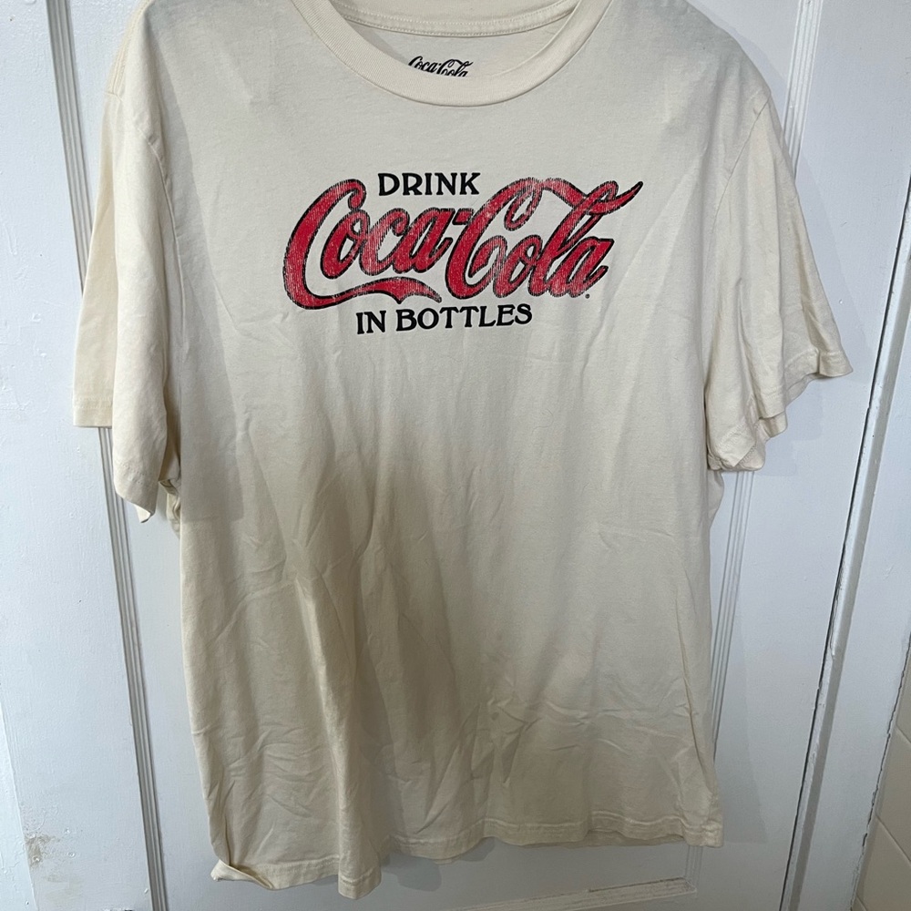 Retro Coca-Cola Soda Graphic Tee XL - Excellent Condition